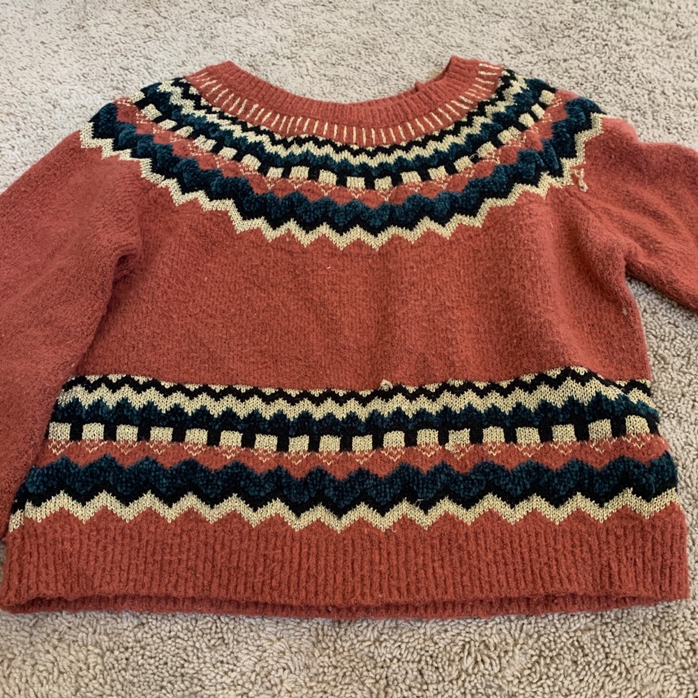 Patterned sweater